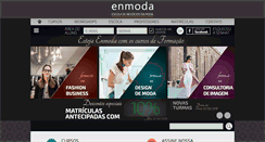 Desktop Screenshot of enmoda.com.br